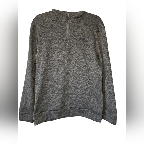 Under Armour Other - Under Armour Mens Armour Fleece 1/4 Zip Pullover Olive Green Heather 1373359 MD